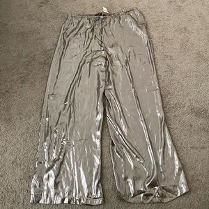 Metallic Gold Pants